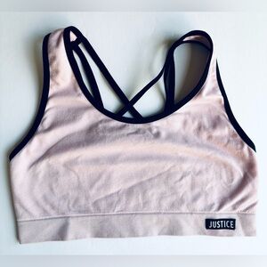 JUSTICE Youth Girls Sports bra, size 8-10, super soft‎